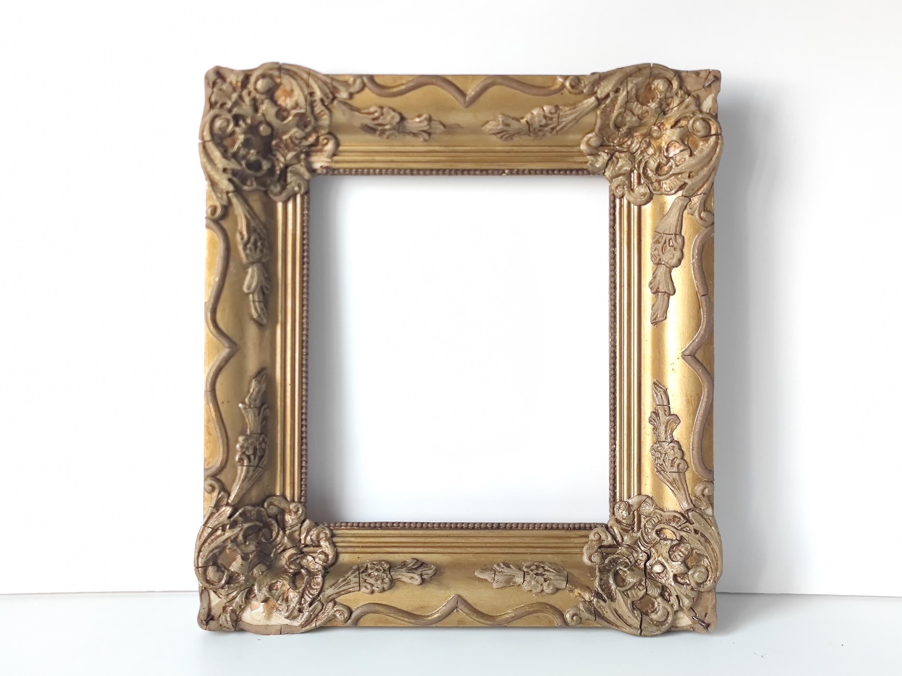 バロックフレームゴールド、装飾ゴールドフレーム、アンティーク