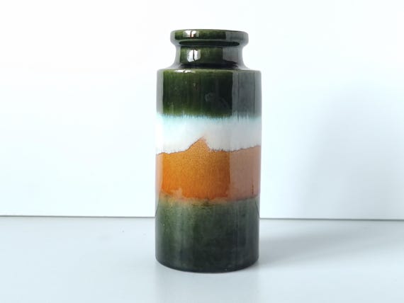 Scheurich Keramik 西ドイツ製 ヴィンテージ花瓶 203-22、希少な