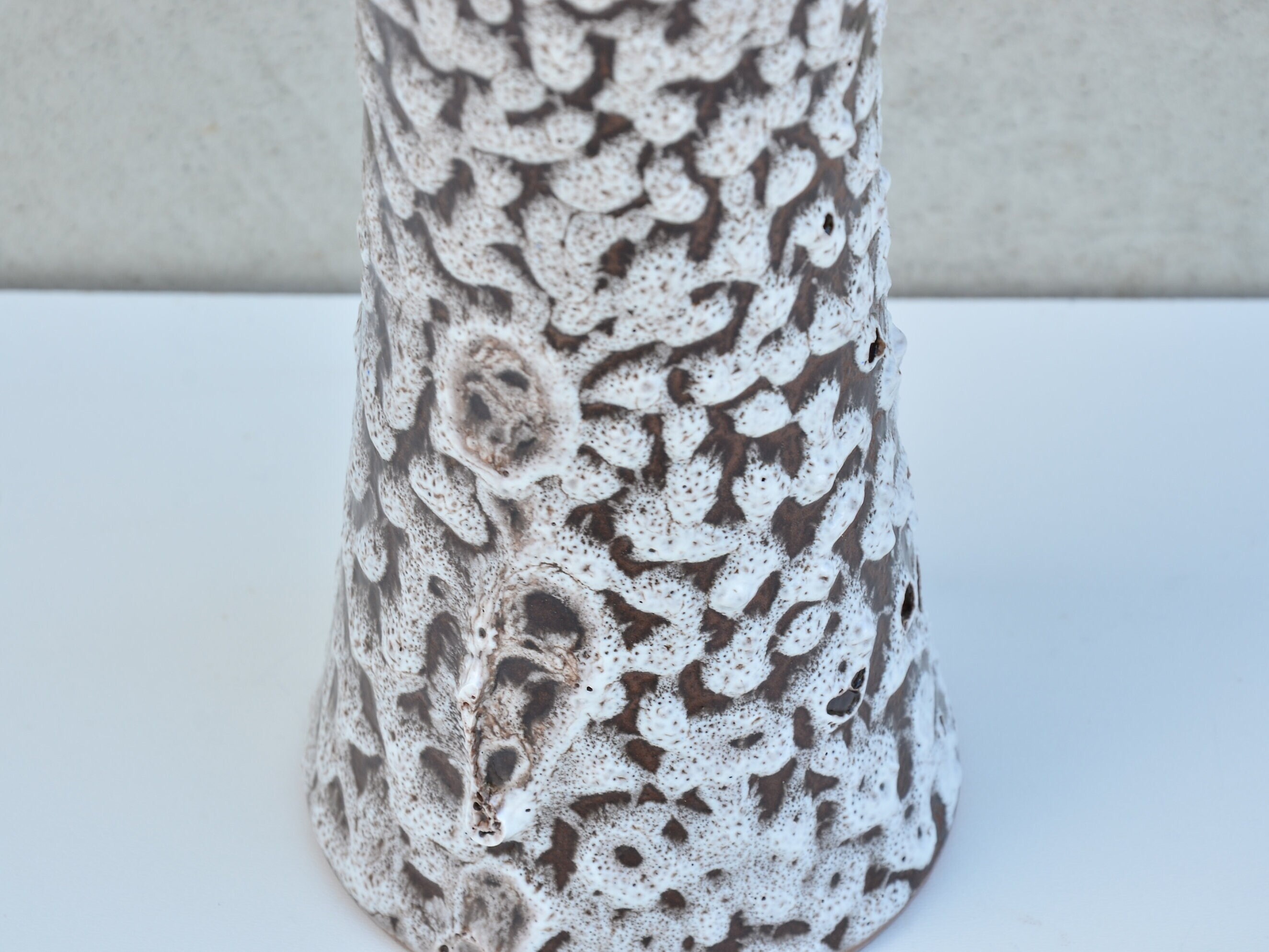 1970 年代のファット ラバ花瓶、西ドイツ製のヴィンテージ陶器花瓶