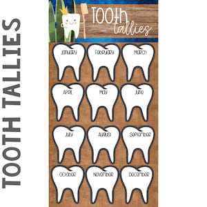 Boho Plant Tooth Tally