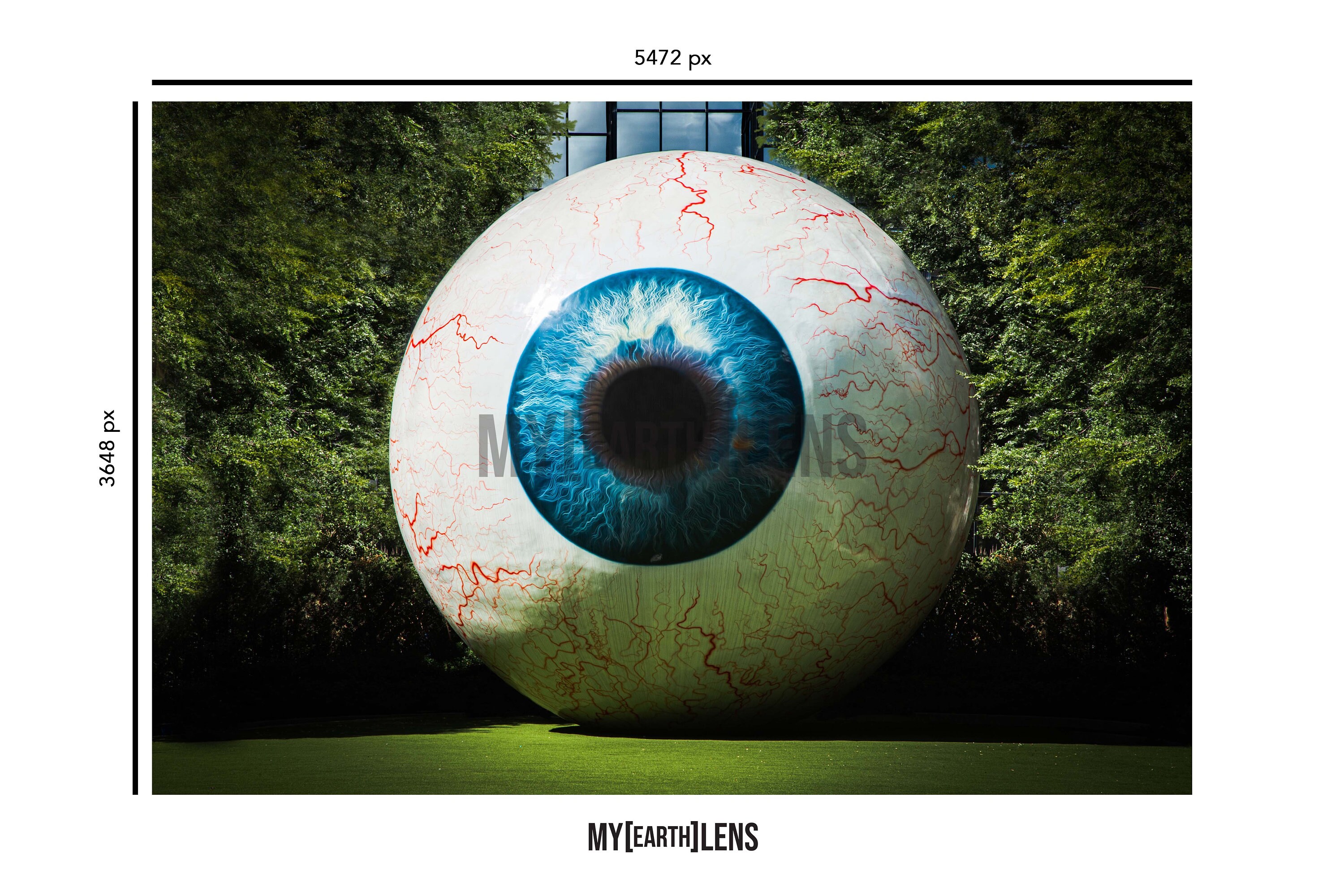 ONE Printable Digital Photo of the GIANT EYEBALL in Dallas Texas ...