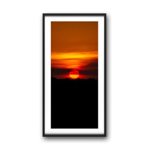 Printable Digital Photo of Belize Sunset in Jungle