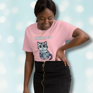 Contrast Cat Unisex t-shirt, Cat lover Unique Shirt, Funny Cat shirt, Tie Dye Turbulent Cat