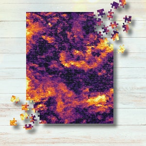 Difficult Puzzles for Adults, Challenging Brain Teaser Jigsaw Puzzle, Impossible  Adult Puzzle Gifts, Turbulence Tie Dye Patterned Puzzles.
