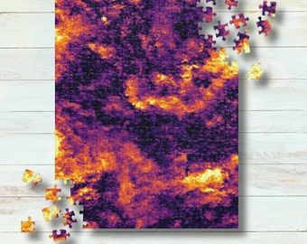 Difficult Puzzles for Adults, Challenging Brain Teaser Jigsaw Puzzle, Impossible  Adult Puzzle Gifts, Turbulence Tie Dye Patterned Puzzles.