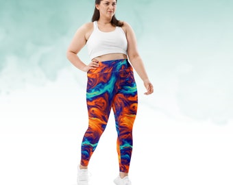 Leggings de yoga surdimensionnés, doux et extensibles pour femmes, leggings taille haute élégants et confortables, grande taille, pantalons de course surdimensionnés pour exercice décontracté