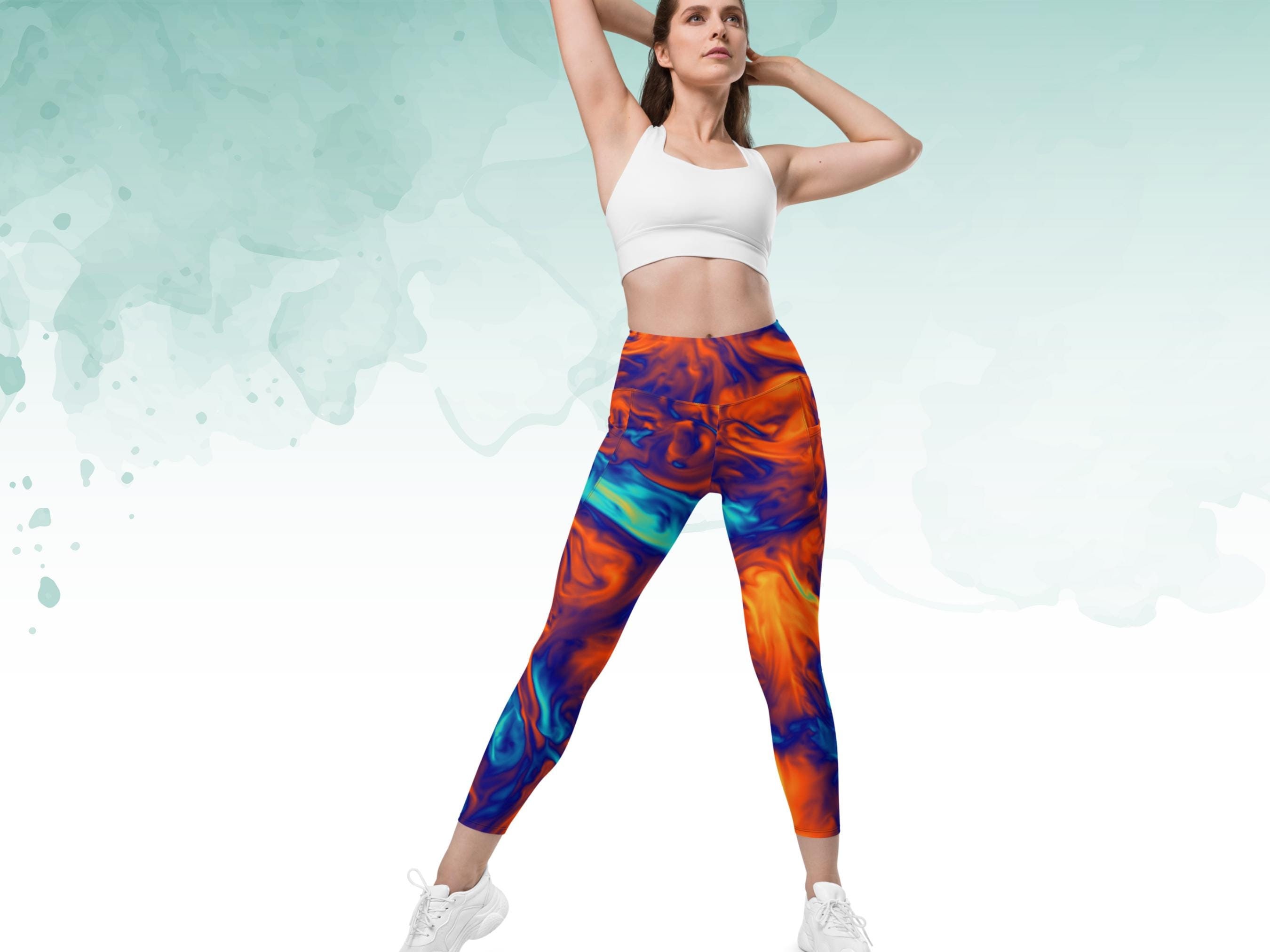 Tie Side Leggings Etsy Canada