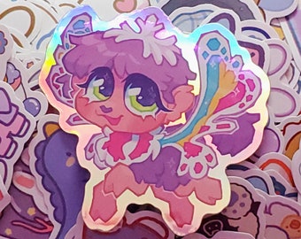 Holographic LPS #2721 Sticker // Littlest Pet Shop Fanart