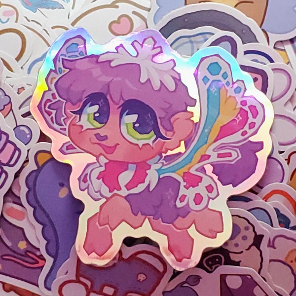 Holographic LPS #2721 Sticker // Littlest Pet Shop Fanart