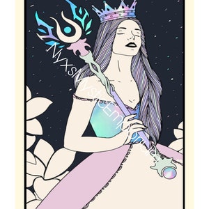 The Empress, Tarot cards, Major arcana, printable download