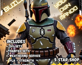 Custom Mandalorian armor-Build your own Beskar- custom sizing