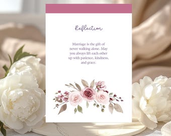 Biglietti stampabili con le Scritture per il matrimonio: ricordi di versetti della Bibbia cristiana (download digitale)