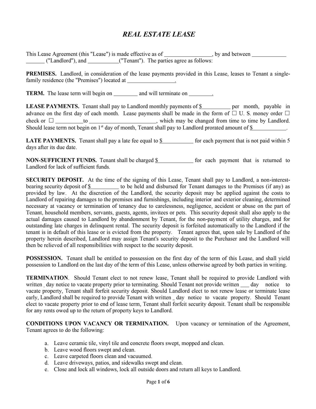 EASY AND FILLABLE Lease, Inspection, Receipts, Application, Info Sheet Etsy