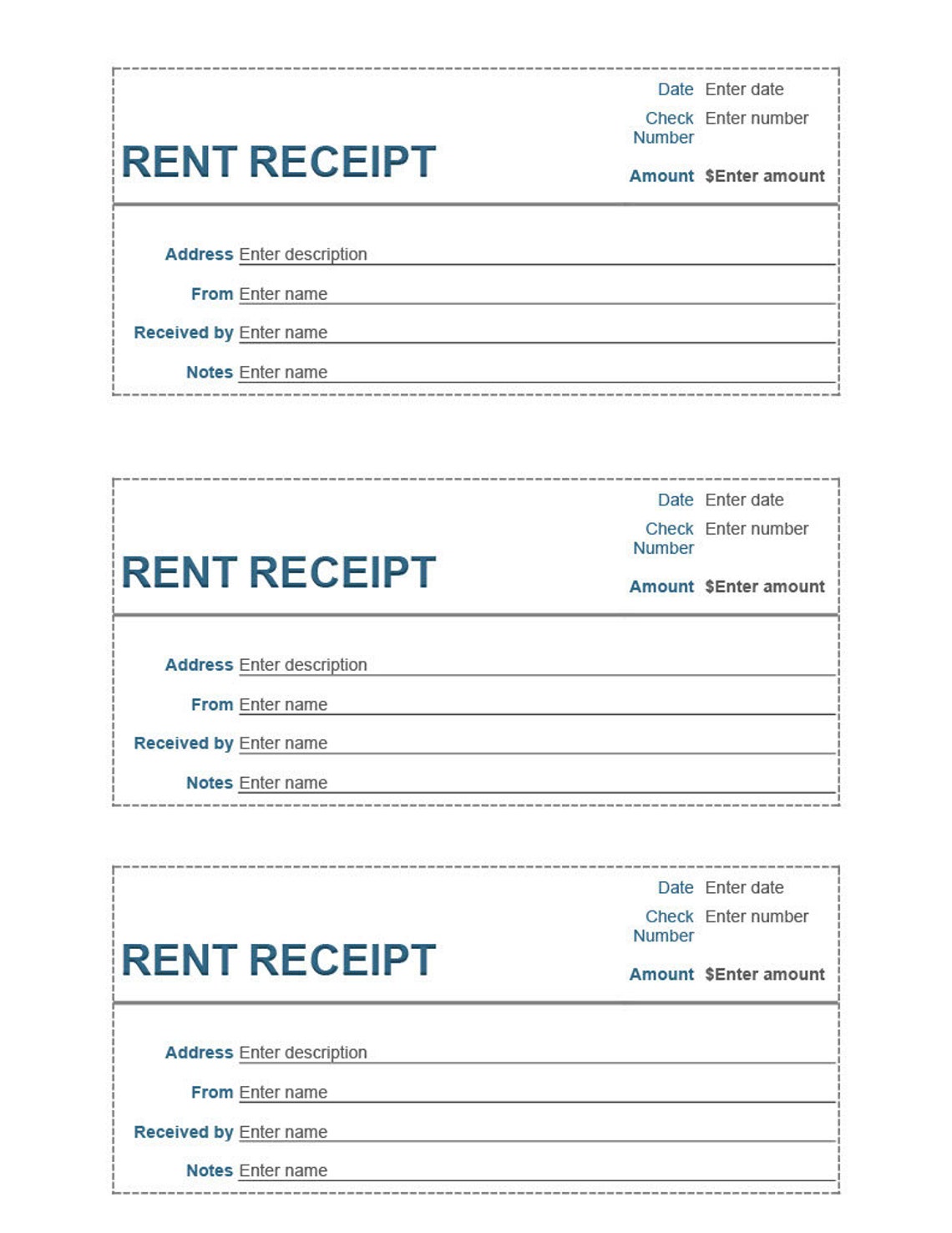 EASY AND FILLABLE Lease, Inspection, Receipts, Application, Info Sheet Etsy