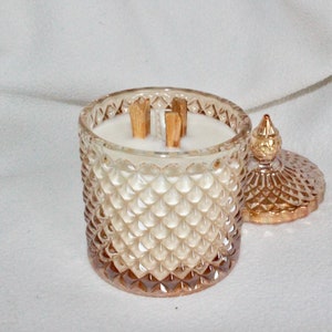 Palo Santo Sage Scent Candle, Magical Palo Santo Sticks, Reusable Handmade Jar, Essential Oil Soy Candle, Personalized Engraved Gift