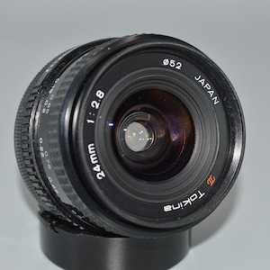 Vintage Tokina 24mm 1:2.8 Lens for FD AE1 & A1 camera