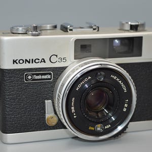 Konica C35 Rangefinder Vintage Film Camera 38MM 2.8 782933  * Read*