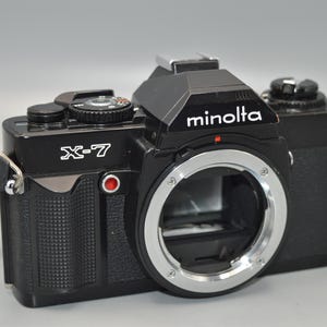 Vintage Minolta X7 35mm SLR Film Kamera Körper verkleidet Dichtungen Batterie