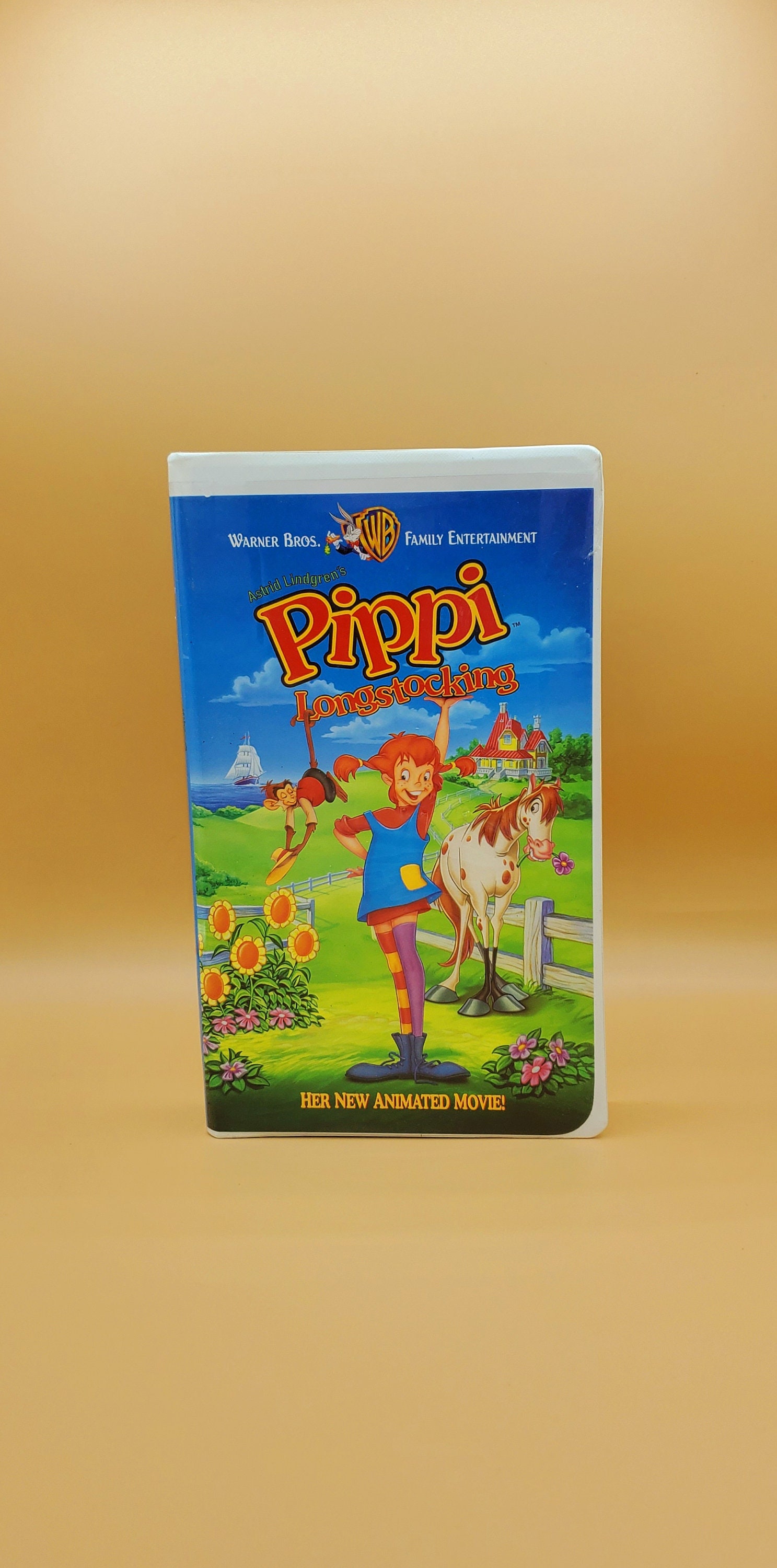 Warner Bros. Pippi Longstocking VHS in a Clamshell Case Etsy