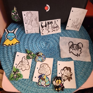 Bug Fables Embroidered Bug Badges