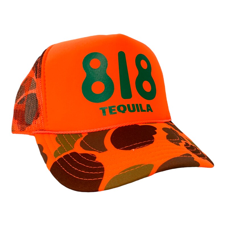 818 Tequila Trucker Hat Kendall Jenner Hat White Trucker Etsy