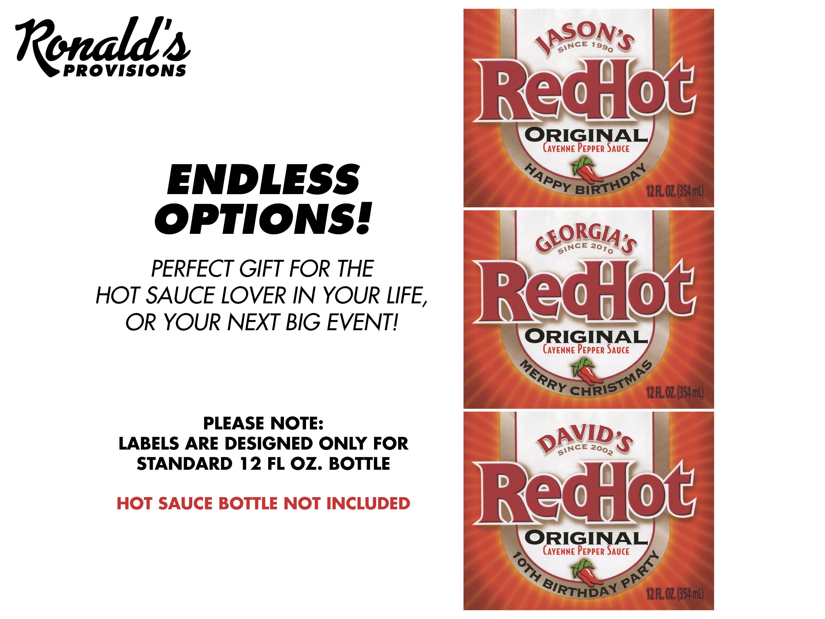 Custom Hot Sauce Label, Hot Sauce Gift, Hot Sauce Lover, Funny Hot