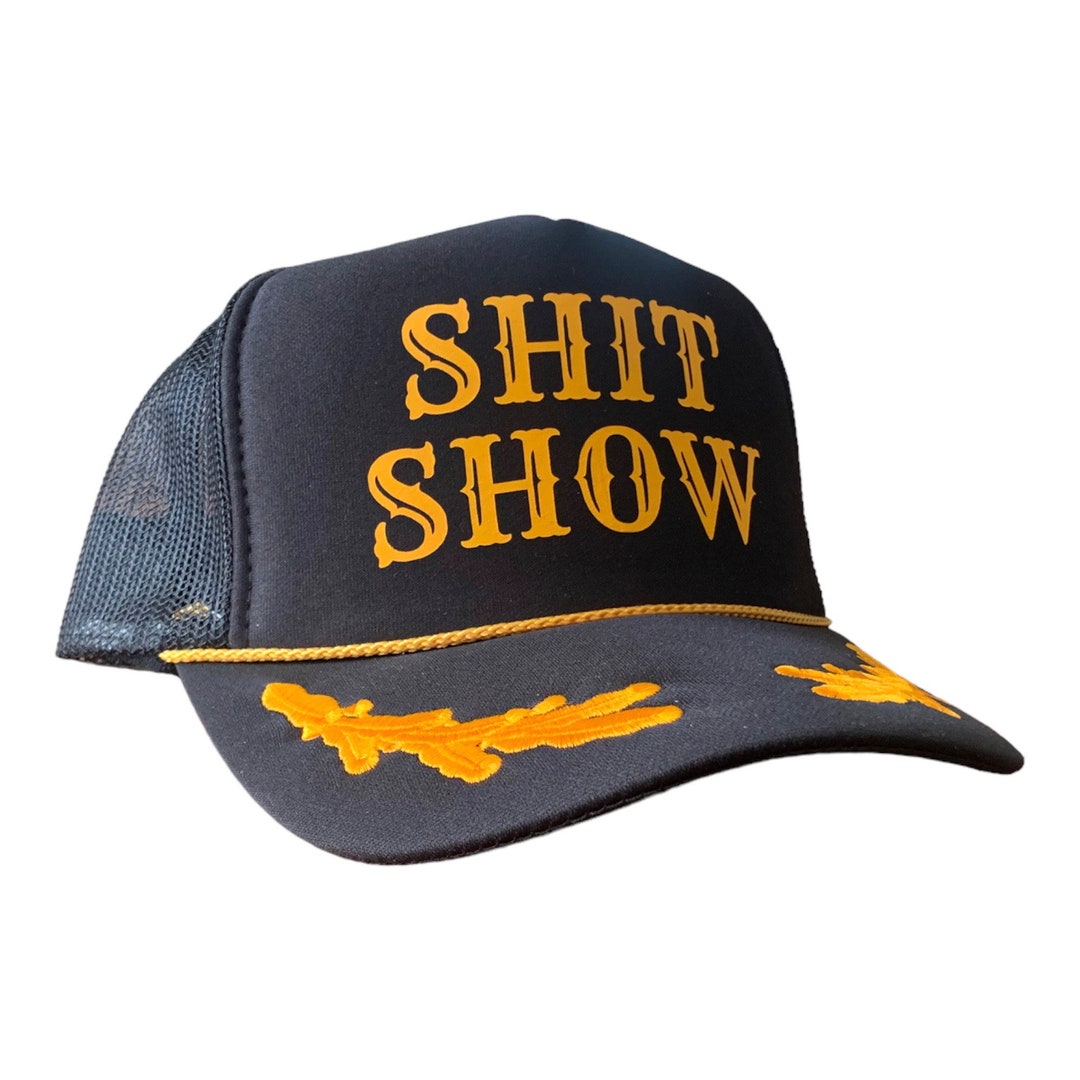 Shit Show Trucker Hat, Funny Trucker Hat, Black Trucker Hat, Trendy