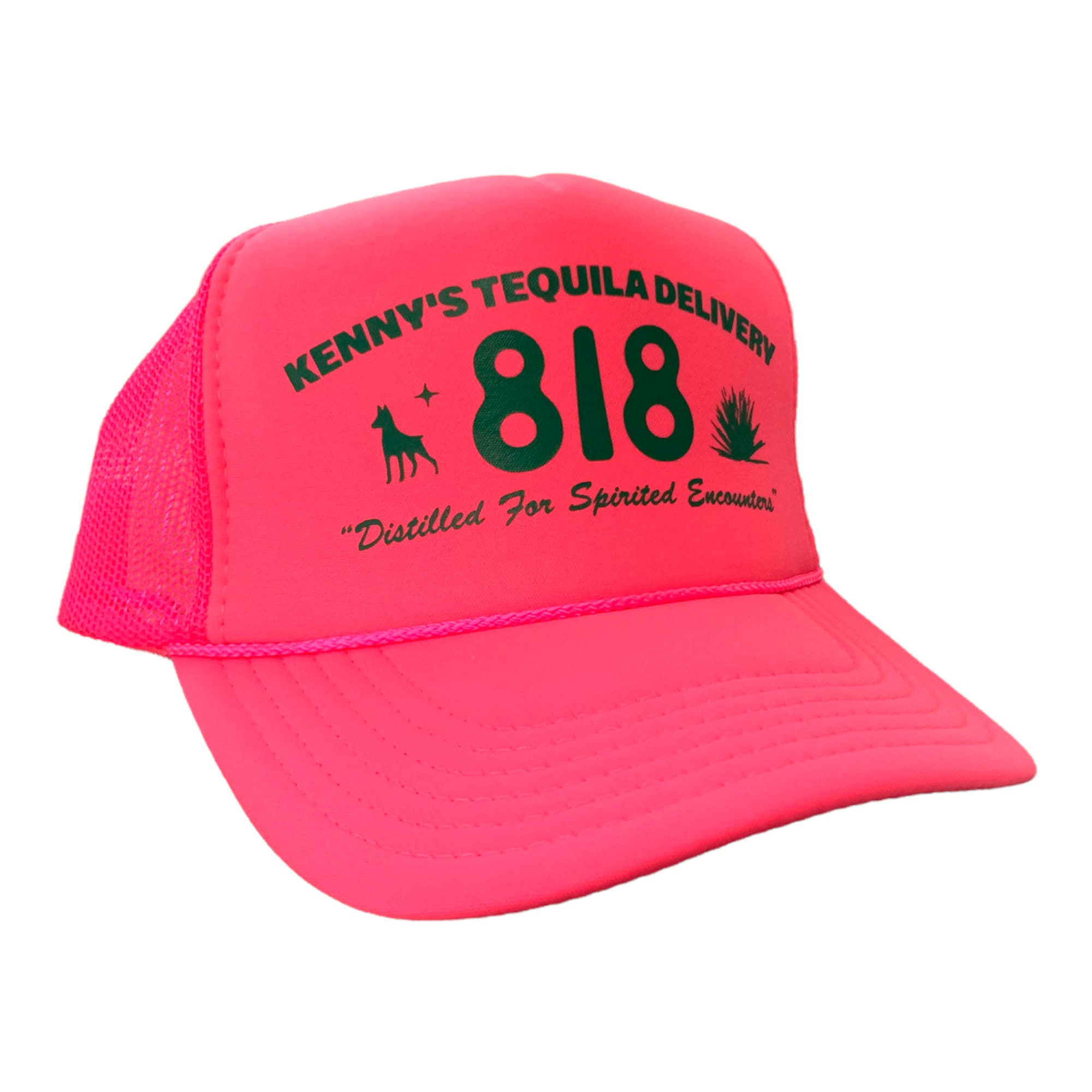 818 Tequila Trucker Hat White Trucker Hat Party Hat Alcohol Etsy