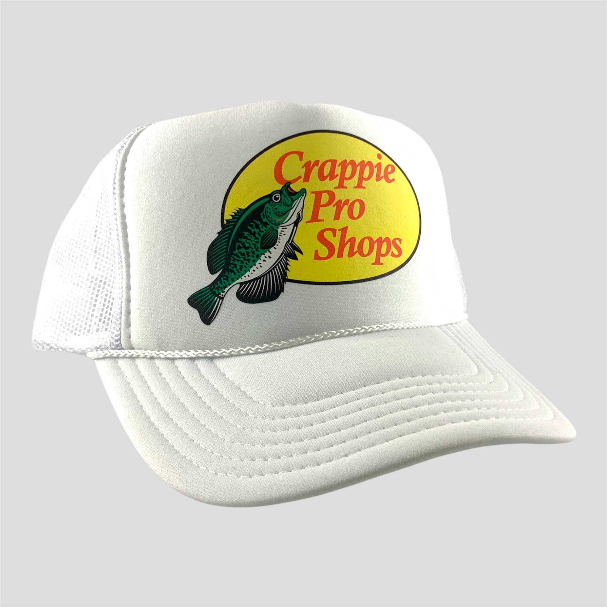 Crappie Pro Shops Hat, Trucker Hat, Fishing Hat, Father Gift, Gift for Him,  Mesh Hat, Cap, Camo Hat, Lake Hat, Father's Day, Dad, Fish Hat 