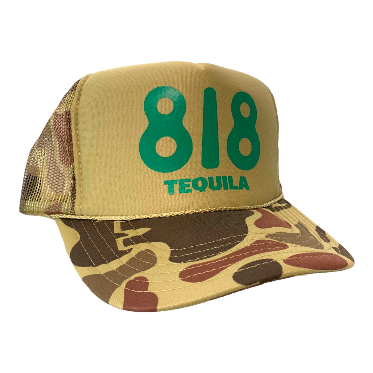 818 Tequila Trucker Hat White Trucker Hat Party Hat Alcohol Etsy