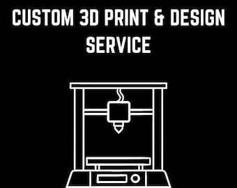 Benutzerdefinierter 3-D-Druck- und Designservice