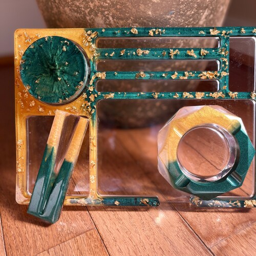 Rolling Tray/ Resin Rolling Tray/ Personalized Rolling Tray/ Etsy