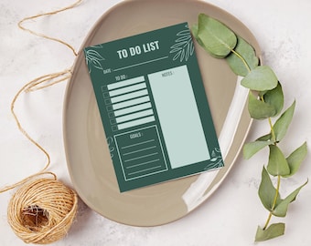 To-Do List Digital Download Reusable Printable Editable and Customizable