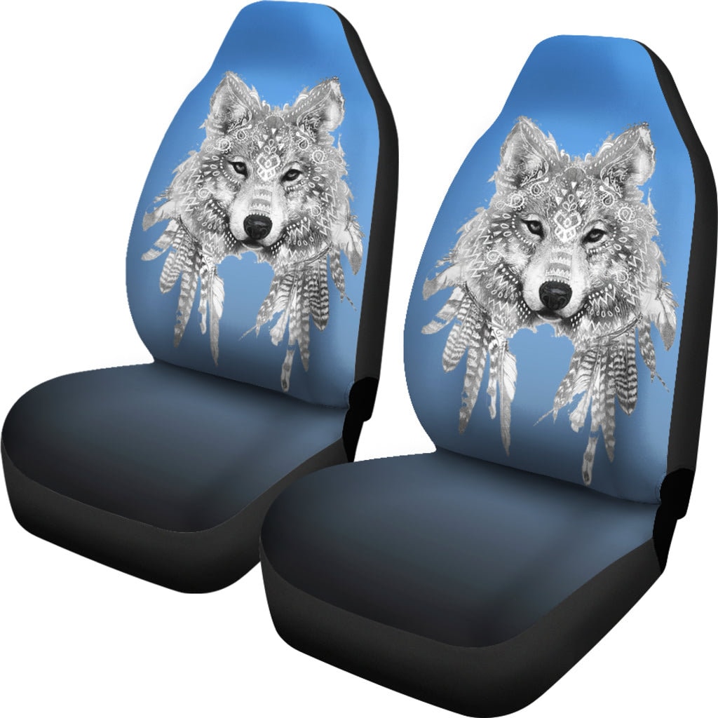 Wolf Car Seat Covers / Wolf Seat Covers for Car / Wolf Car Etsy