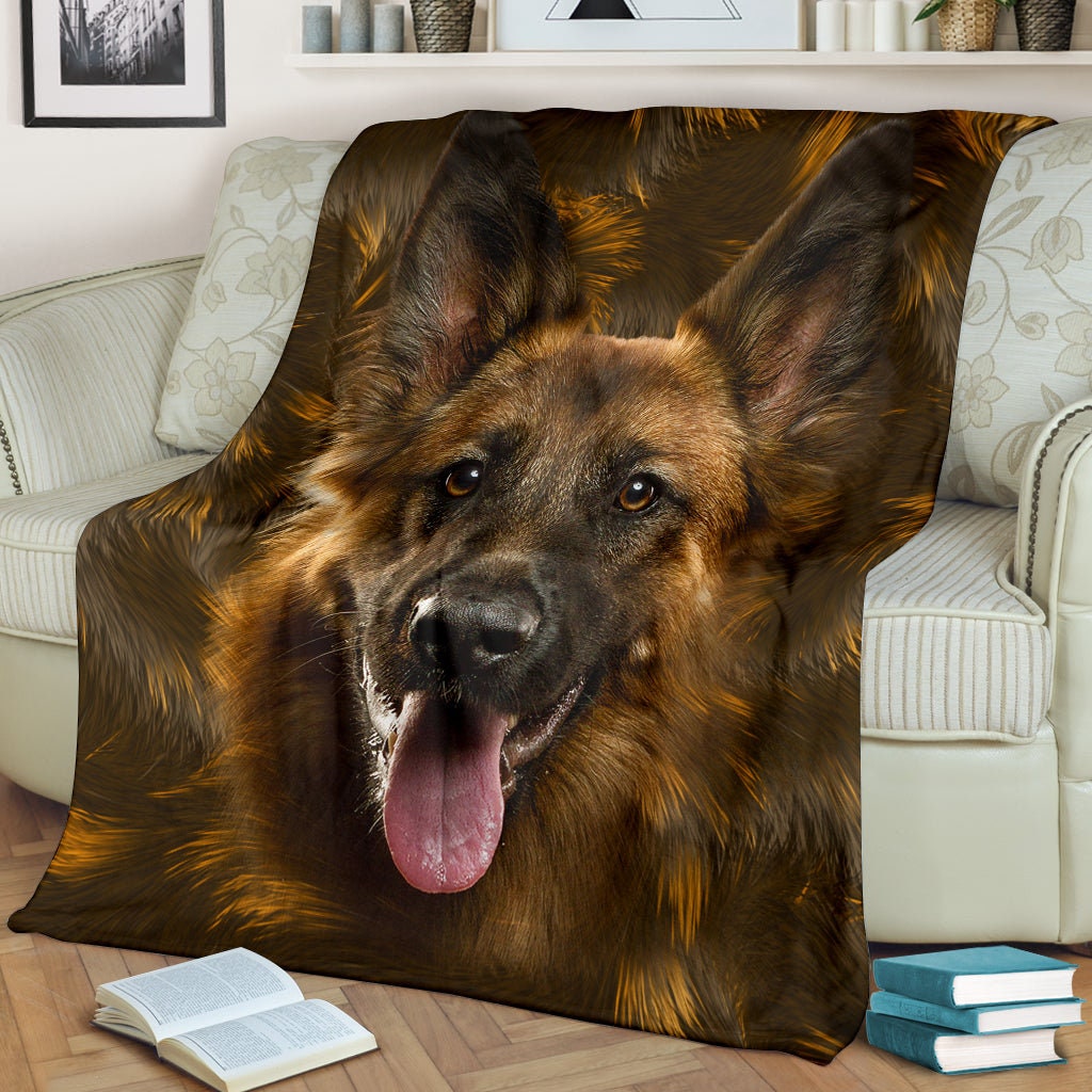 German Shepherd Blanket Etsy
