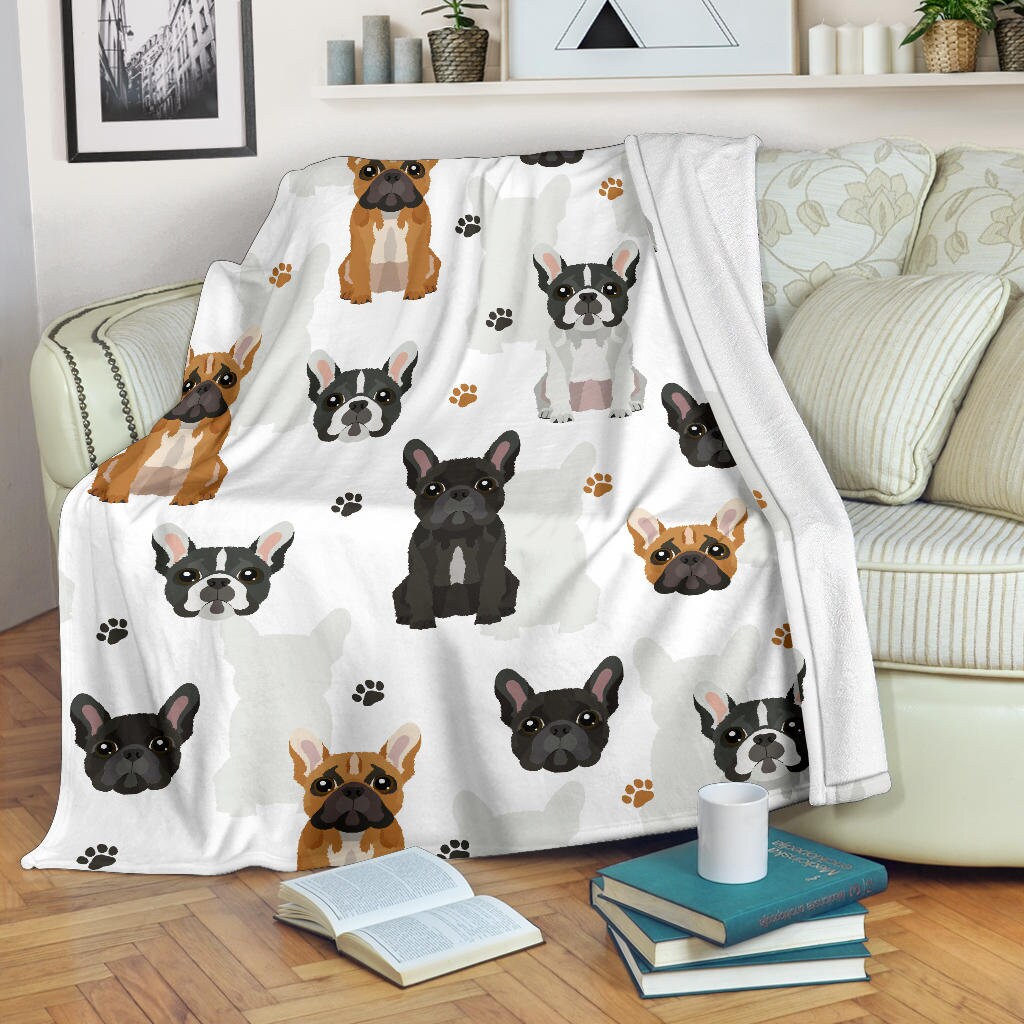 Bulldog Blanket Etsy Canada