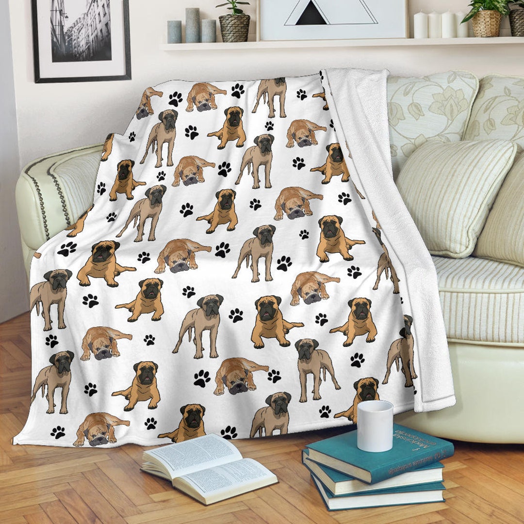 English Mastiff Paw Blanket Etsy