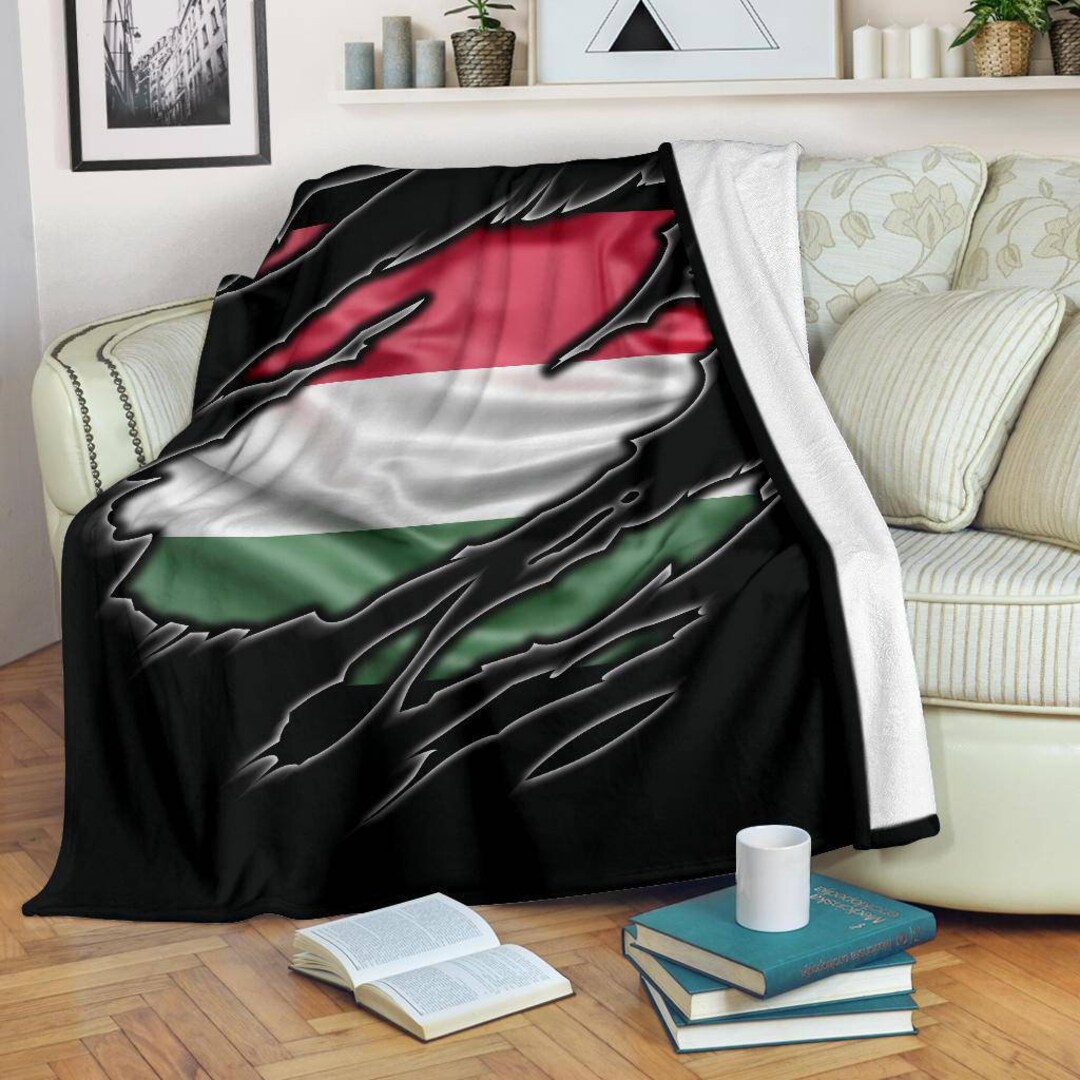 Hungary Flag Premium Blanket Etsy