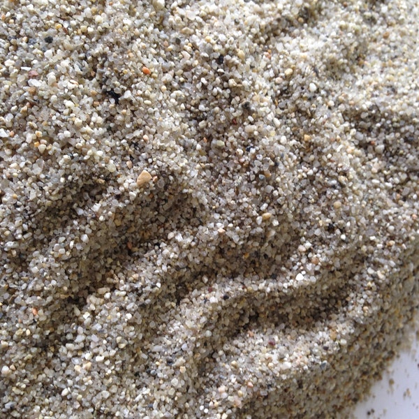 Silver Sand, Coarse mesh #16 - 5 lb bag natural, kiln dried quartz river sand for crafts, concrete, terrariums, fishtanks