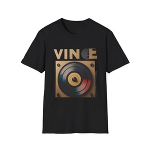 Retro Vinyl Record Unisex T-Shirt | Music Lover Gift, Vintage Style Tee, DJ Apparel, Birthday Present, Cozy Casual Wear