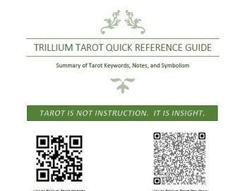 Trillium Tarot Quick Reference Guide (Updated June 2023)