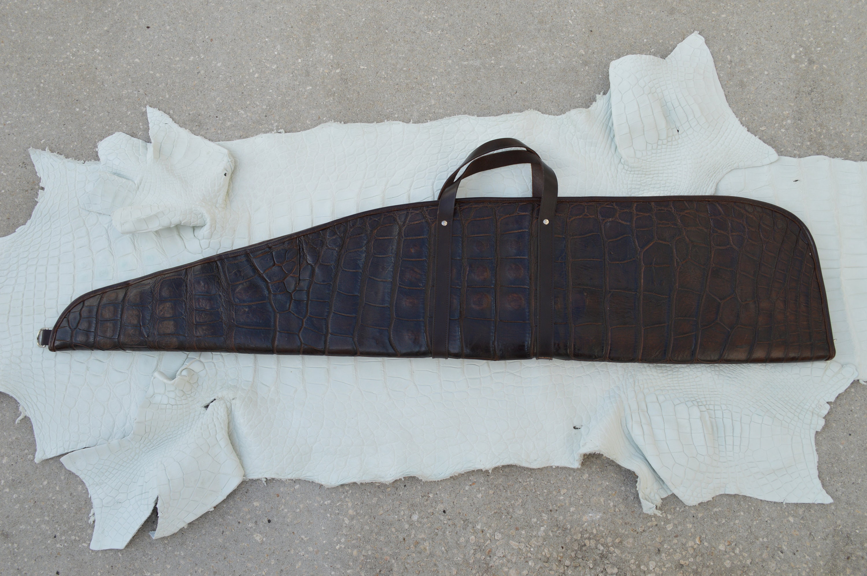 Genuine Wild Caught Alligator Leather Rifle Case - Etsy