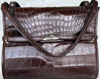 Genuine Wild Caught Alligator Leather "The Manhattan Purse"