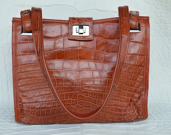 Genuine Wild Caught Alligator Leather "The Handbag"
