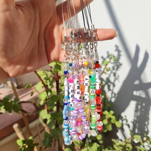 kpop fandom colorful beaded phone charm strap *free worldwide shipping*