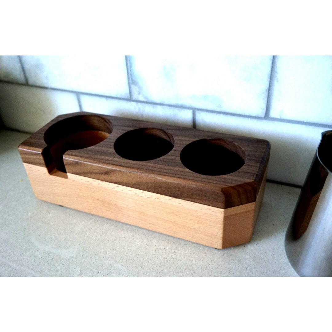 Wooden Espresso Tamp Station for 51mm, 53mm, and 58.5MM Portafilters