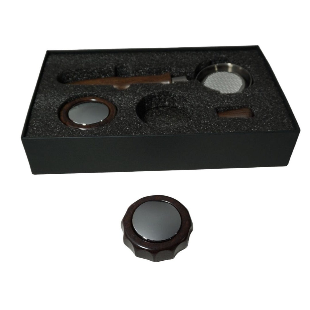 Upgrade Kit for E61 Rocket and Expobar Espresso Machines Bottomless Portafilter, Steam Handle