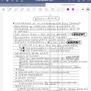 2021 Full Body System Handwritten CCRN Review Notes PDF