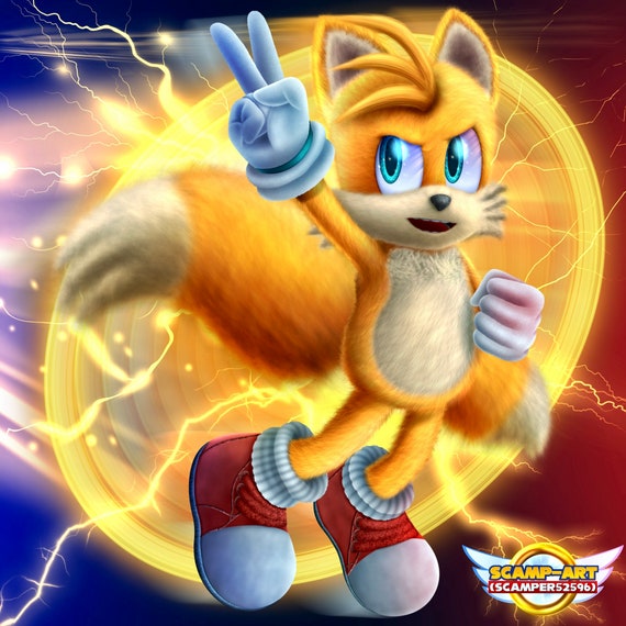 Tails Sonic 2 Art - Rings & Coins