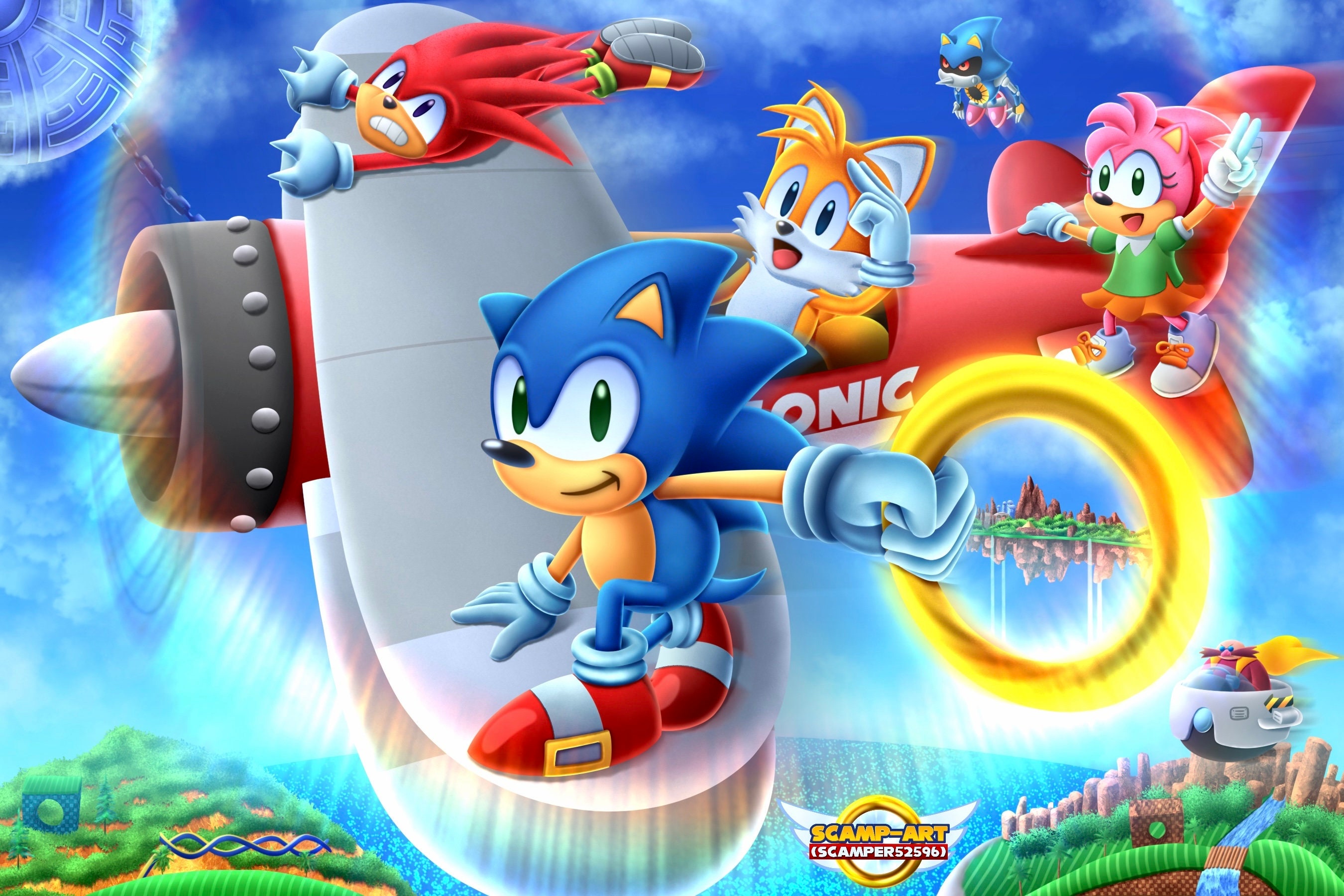 Sonic Mania Plus Poster Wall Decor – Twentyonefox